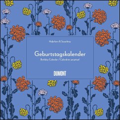 Immerwährender Geburtstagskalender - Lovely Flowers - Haferkorn & Sauerbrey - Quadrat-Format 24 x 24 cm