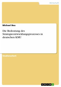 Die Bedeutung des Strategieentwicklungsprozesses in deutschen KMU (eBook, PDF)