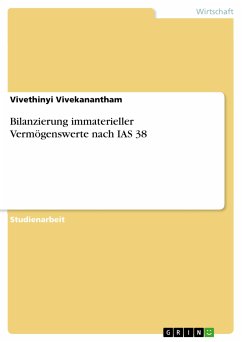 Bilanzierung immaterieller Vermögenswerte nach IAS 38 (eBook, PDF) - Vivekanantham, Vivethinyi