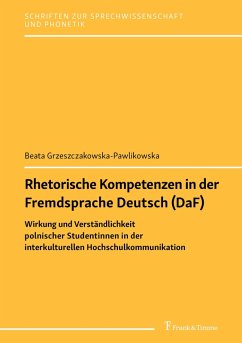 Rhetorische Kompetenzen in der Fremdsprache Deutsch (DaF) (eBook, PDF) - Grzeszczakowska-Pawlikowska, Beata