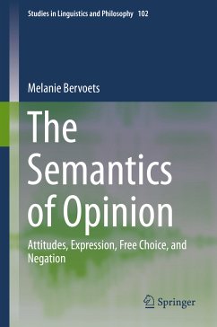 The Semantics of Opinion (eBook, PDF) - Bervoets, Melanie