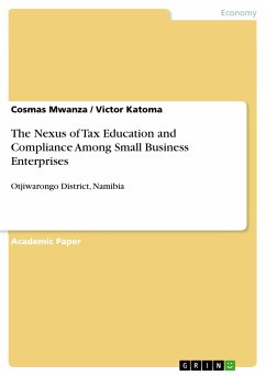 The Nexus of Tax Education and Compliance Among Small Business Enterprises (eBook, PDF)