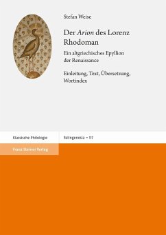 Der Arion des Lorenz Rhodoman (eBook, PDF) - Weise, Stefan