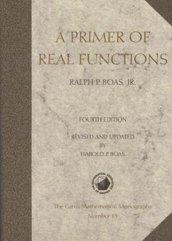 Cover A Primer of Real Functions