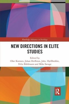 Cover New Directions in Elite Studies