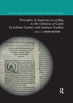 Cover Principles of Anatomy according to the Opinion of Galen by Johann Guinter and Andreas Vesalius