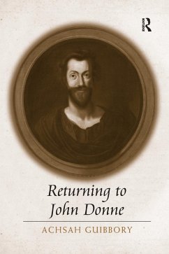 Returning to John Donne - Guibbory, Achsah