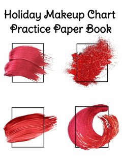 Holiday Makeup Chart Practice Paper Book - Beautiful, Blush