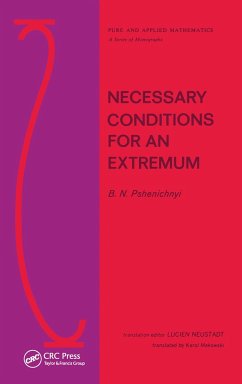 Necessary Conditions for an Extremum - Pshenichnyi, B N