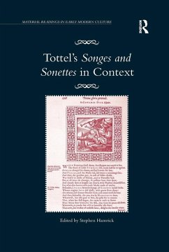 Cover Tottel's Songes and Sonettes in Context