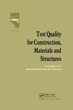 Test Quality for Construction, Materials and Structures