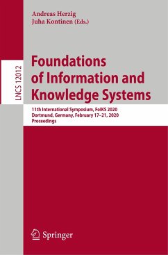 Foundations of Information and Knowledge Systems