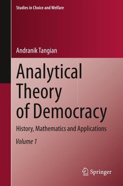 Analytical Theory of Democracy - Tangian, Andranik