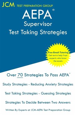 AEPA Supervisor - Test Taking Strategies - Test Preparation Group, Jcm-Aepa
