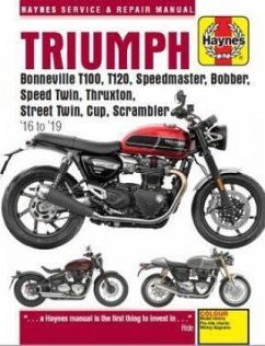 Triumph Bonneville T100, T120, Speedmaster, Bobber, Speed Twin, Thruxton, Street Twin, Cup, Scrambler (16 to 19) - Coombs, Matthew