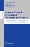 Behavioral Analytics in Social and Ubiquitous Environments (eBook, PDF)