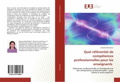 Quel référentiel de compétences professionnelles pour les enseignants - Moussaoui, Nassima