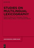 Studies on Multilingual Lexicography (eBook, ePUB)