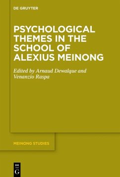 Cover Psychological Themes in the School of Alexius Meinong (eBook, ePUB)