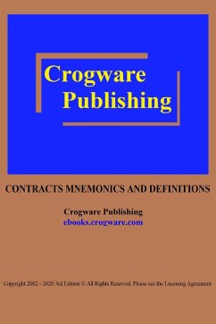 Contracts Mnemonics and Definitions (eBook, ePUB) - Torriel, Edward