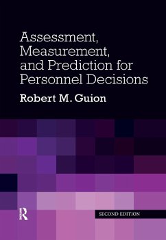 Assessment, Measurement, and Prediction for Personnel Decisions - Guion, Robert M