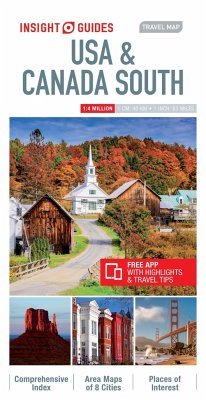 Insight Guides Travel Map USA & Canada South (Insight Maps) - Guides, Insight