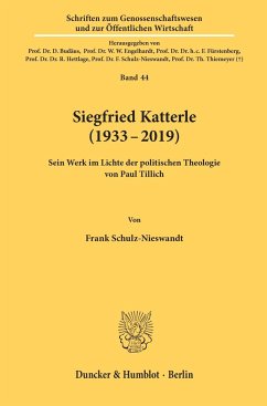 Siegfried Katterle (1933-2019) - Schulz-Nieswandt, Frank