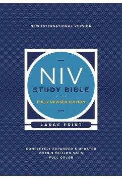 NIV Study Bible, Fully Revised Edition, Large Print, Hardcover, Red Letter, Comfort Print - Zondervan