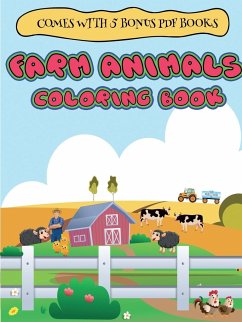 Coloring Books for 2 Year Olds (Farm Animals coloring book for 2 to 4 year olds) - Garcia, Santiago