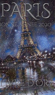 Paris Eiffel Tower Happy New Year Blank pages 2020 Guest Book cover French translation - Huhn, Michael; Huhn, Michael