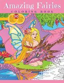 AMAZING FAIRIES, Coloring book for girls