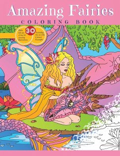 AMAZING FAIRIES, Coloring book for girls - Yalcin, Elena