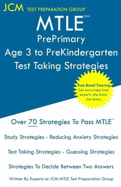 Cover MTLE PrePrimary Age 3 to PreKindergarten - Test Taking Strategies