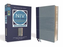 NIV Study Bible, Fully Revised Edition, Personal Size, Leathersoft, Navy/Blue, Red Letter, Comfort Print - Zondervan