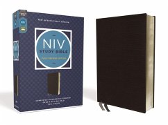 NIV Study Bible, Fully Revised Edition, Bonded Leather, Black, Red Letter, Comfort Print - Zondervan