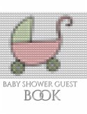 Baby Shower themed stroller blank page Guest Book