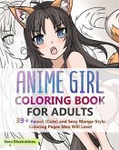 Anime Girl Coloring Book For Adults