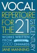 Vocal Repertoire for the Twenty-First... - Bild 1