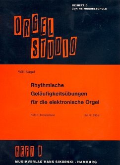 Cover Rhythmische Geläufigkeitsübungen Band D (mittel): für E-Orgel