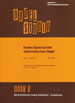 Cover Erstes Spiel auf der E-Orgel Band 1 (sehr leicht)
