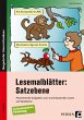 Lesemalblätter: Satzebene - Bild 1