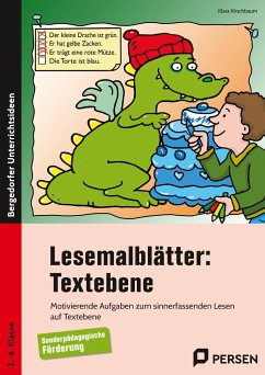 Lesemalblätter: Textebene - Kirschbaum, Klara