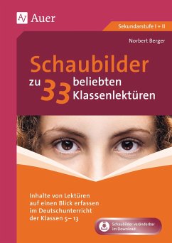 Schaubilder zu 33 beliebten Klassenlektüren - Berger, Norbert