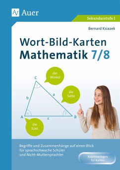 Wort-Bild-Karten Mathematik Klassen 7-8 - Ksiazek, Bernard