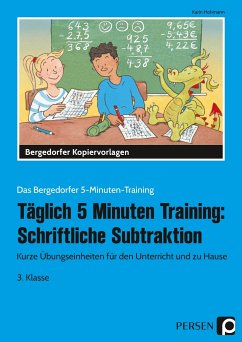 Täglich 5 Minuten Training: Schriftliche Subtraktion - Hohmann, Karin