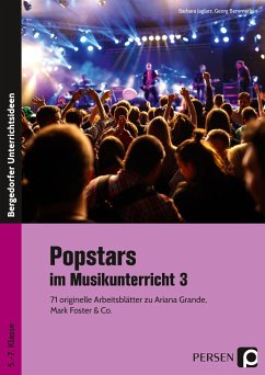Popstars im Musikunterricht 3 - Jaglarz, Barbara;Bemmerlein, Georg