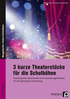 3 kurze Theaterstücke für die Schulbühne - Kuzmanovska, Hristina;Schröder, Matthias