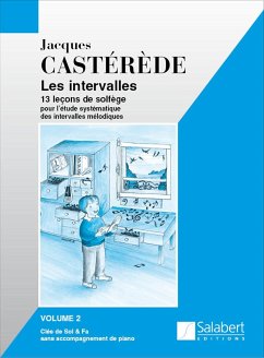 Cover Les intervalles vol.2 13 lecons de solfčge pour l'étude systematique des intervalles mélodiques