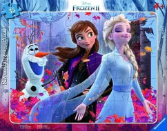 Ravensburger 05074 - Disney Frozen II, Magische Natur, Rahmenpuzzle, 35 Teile