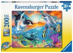 Ravensburger 12900 - Ozeanbewohner, Puzzle, 200 XXL-Teile